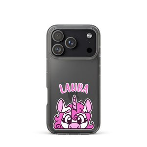 SnugglePlanet | PeekUnicorn / Custom-Name | iPhone Hülle