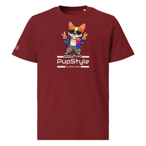 PupStyle | Merch | T-Shirt Burgundy PupStyle