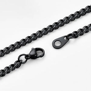 PupStyle | Premium Panzerkette (silber / schwarz)