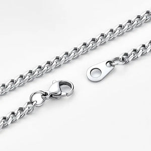 PupStyle | Premium Panzerkette (silber / schwarz)