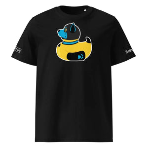 PupStyle + SchwuZ | Puppy Duck / Blue | T-Shirt Black PupStyle