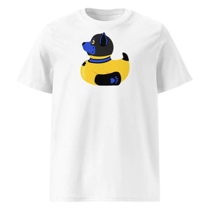 PupStyle + SchwuZ | Puppy Duck / Dark Blue | T-Shirt White PupStyle