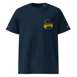 PupStyle + SchwuZ | Puppy Duck / Dark Green | T-Shirt bestickt French Navy PupStyle + SchwuZ