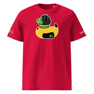 PupStyle + SchwuZ | Puppy Duck / Green | T-Shirt Red PupStyle