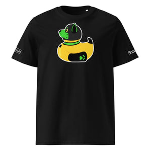PupStyle + SchwuZ | Puppy Duck / Green | T-Shirt Black PupStyle