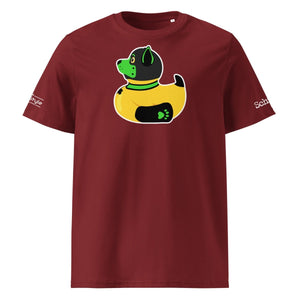 PupStyle + SchwuZ | Puppy Duck / Green | T-Shirt Burgundy PupStyle