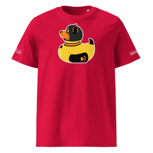 PupStyle + SchwuZ | Puppy Duck / Orange | T-Shirt Red PupStyle