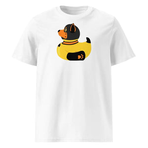 PupStyle + SchwuZ | Puppy Duck / Orange | T-Shirt White PupStyle