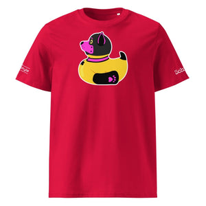 PupStyle + SchwuZ | Puppy Duck / Pink | T-Shirt Red PupStyle
