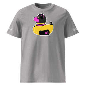 PupStyle + SchwuZ | Puppy Duck / Pink | T-Shirt Heather Grey PupStyle