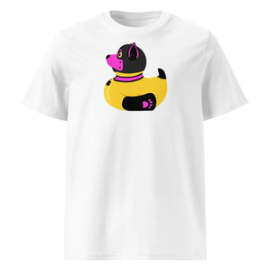 PupStyle + SchwuZ | Puppy Duck / Pink | T-Shirt White PupStyle