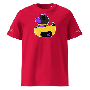 PupStyle + SchwuZ | Puppy Duck / Purple | T-Shirt Red PupStyle