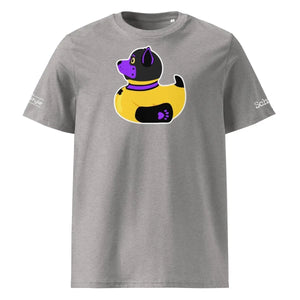 PupStyle + SchwuZ | Puppy Duck / Purple | T-Shirt Heather Grey PupStyle
