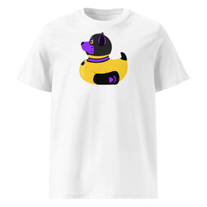 PupStyle + SchwuZ | Puppy Duck / Purple | T-Shirt White PupStyle