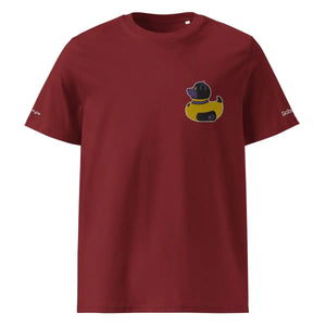 PupStyle + SchwuZ | Puppy Duck / Purple | T-Shirt bestickt Burgundy PupStyle + SchwuZ