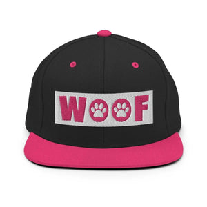 PupStyle | Woof / Pink | Snapback Cap