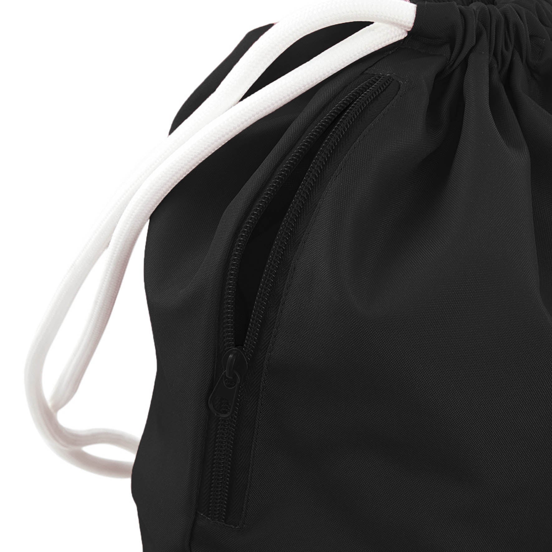 Black ColorPaw Premium GymBag with customizable name and neon accents for personalized style.