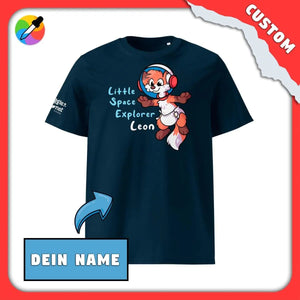 SnugglePlanet | Custom-Name / Little Space Explorer | T-Shirt