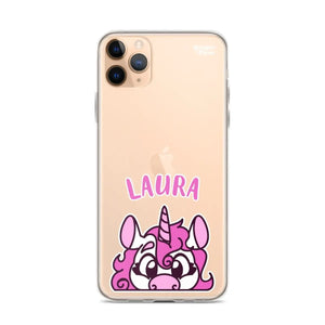 SnugglePlanet | PeekUnicorn / Custom-Name | iPhone Hülle iPhone 11 Pro Max SnugglePlanet