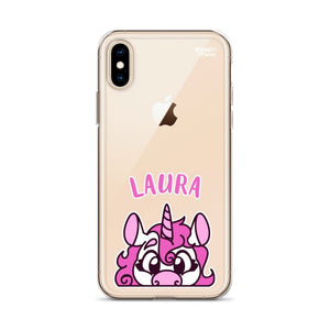 SnugglePlanet | PeekUnicorn / Custom-Name | iPhone Hülle SnugglePlanet
