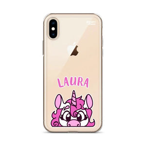 SnugglePlanet | PeekUnicorn / Custom-Name | iPhone Hülle SnugglePlanet