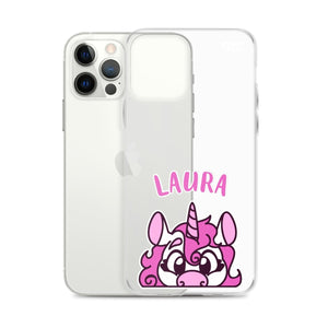 SnugglePlanet | PeekUnicorn / Custom-Name | iPhone Hülle SnugglePlanet