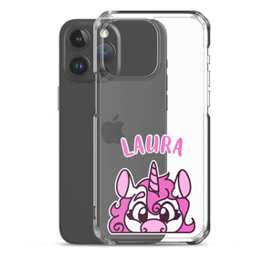 SnugglePlanet | PeekUnicorn / Custom-Name | iPhone Hülle SnugglePlanet