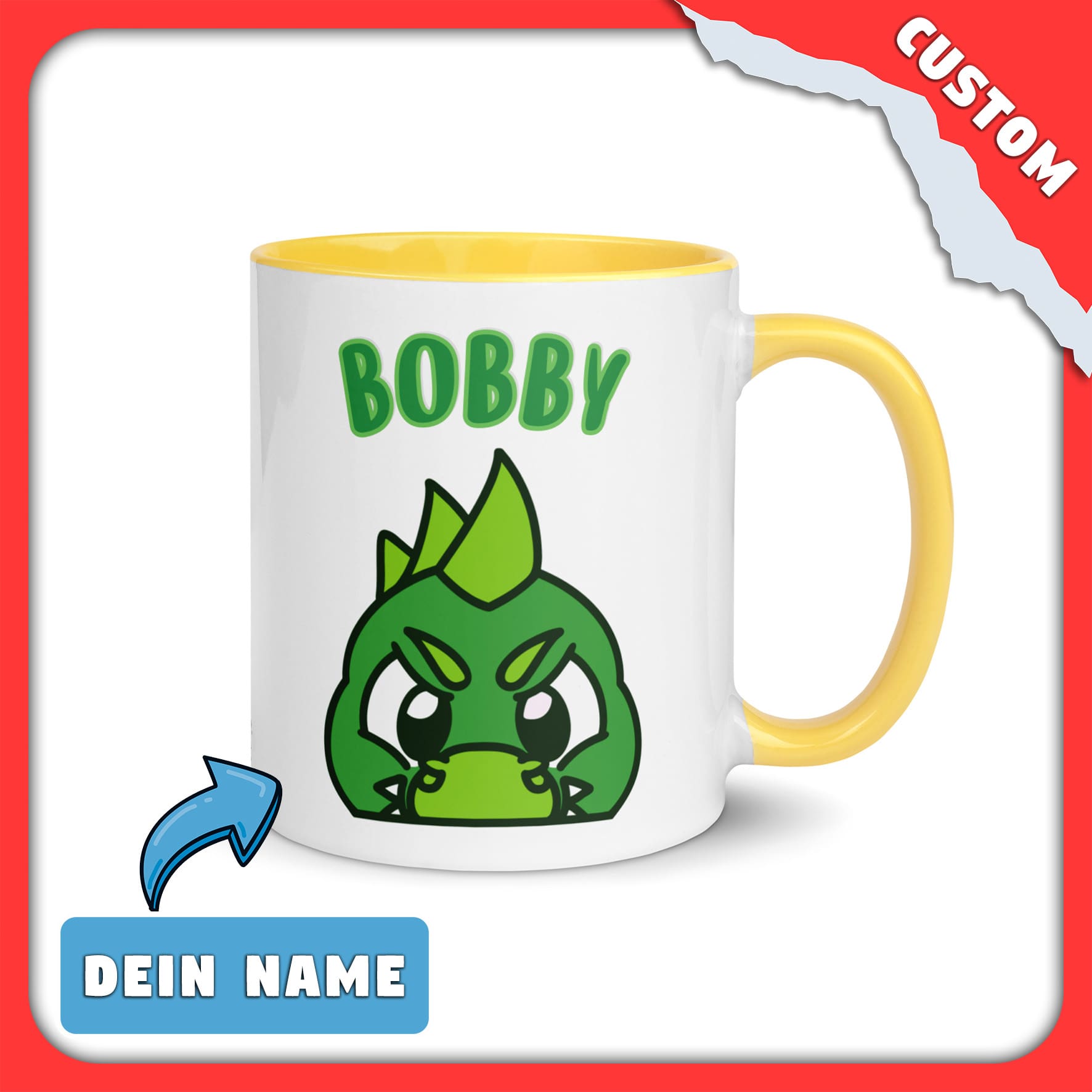 SnugglePlanet | PeekDino / Custom-Name | Tasse