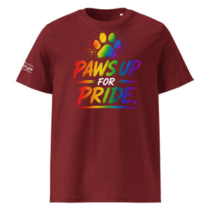 PupStyle | Paws up for Pride | T-Shirt Burgundy PupStyle