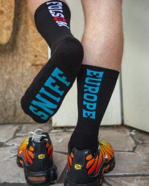 FOLSOM EUROPE x Sk8erboy® SNIFF ZONE Socks schwarz