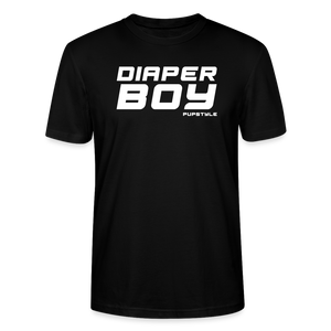 PupStyle | TextWare / DiaperBoy | T-Shirt - Schwarz