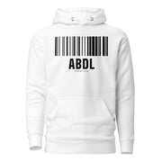 PupStyle | KinkCode ABDL | Hoodie Weiß Schwarz PupStyle