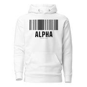 PupStyle | KinkCode ALPHA / Weiß | Hoodie Schwarz PupStyle