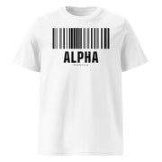 PupStyle | KinkCode ALPHA / Weiß | T-Shirt Schwarz PupStyle