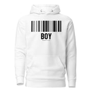 PupStyle | KinkCode BOY / Weiß | Hoodie Schwarz PupStyle