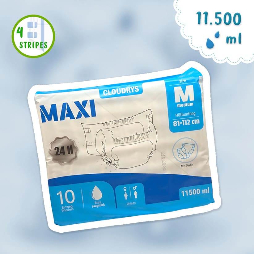 Cloudrys | Maxi - Weiß | Adult Baby Windeln