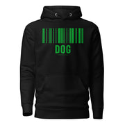 PupStyle | KinkCode DOG / Schwarz | Hoodie Dunkelgrün PupStyle