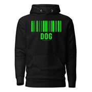 PupStyle | KinkCode DOG / Schwarz | Hoodie Neongrün PupStyle