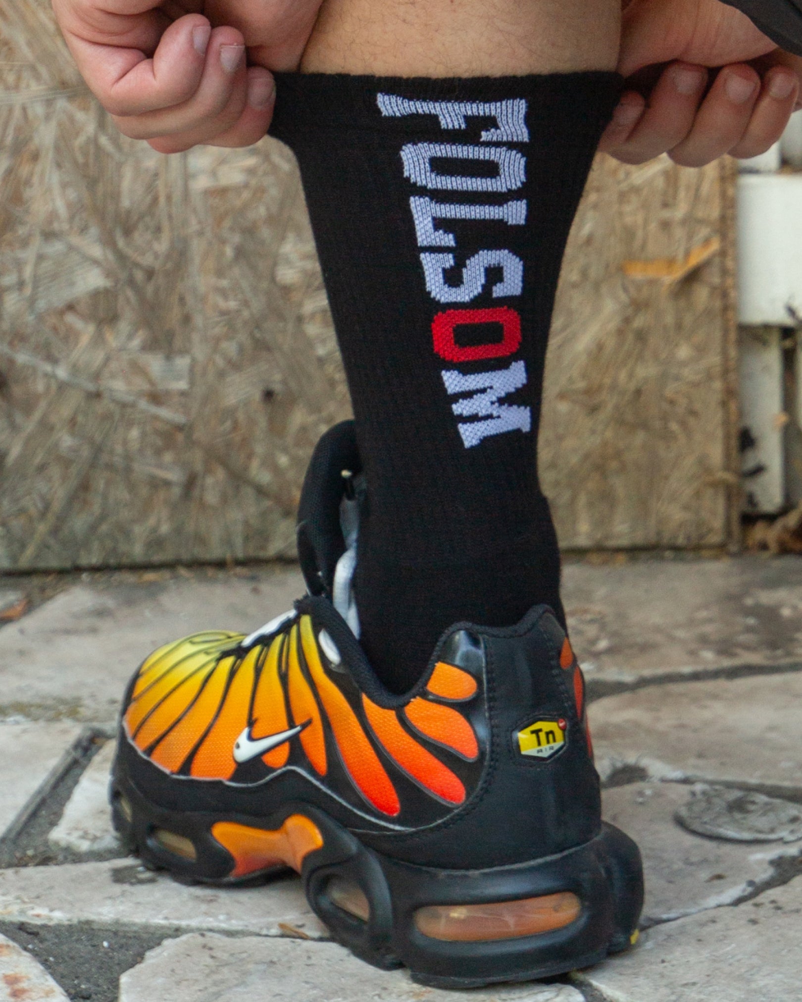 FOLSOM EUROPE x Sk8erboy® SNIFF ZONE Socks schwarz