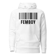PupStyle | KinkCode FEMBOY / Weiß | Hoodie Schwarz PupStyle