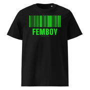 PupStyle | KinkCode FEMBOY / Schwarz | T-Shirt Neongrün PupStyle