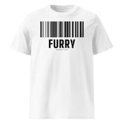 PupStyle | KinkCode FURRY / Weiß | T-Shirt Schwarz PupStyle