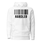 PupStyle | KinkCode HANDLER / Weiß | Hoodie Schwarz PupStyle