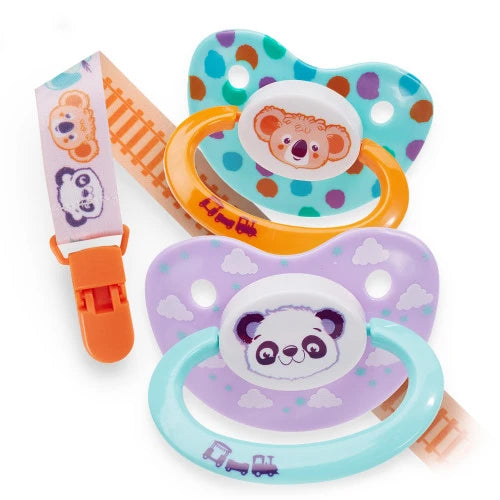 Rearz | Critter Caboose | 2er Set - Adult Schnuller + Schnullerkette