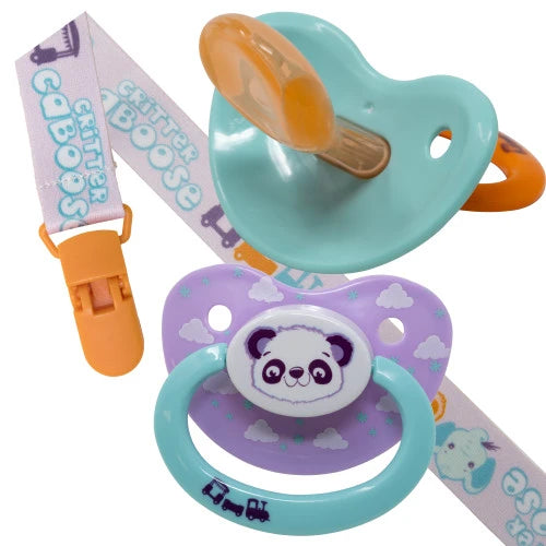 Rearz | Critter Caboose | 2er Set - Adult Schnuller + Schnullerkette