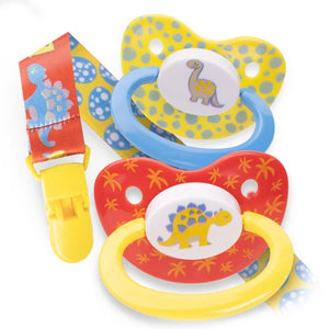 Rearz | Dinosour | 2er Set - Adult Schnuller + Schnullerkette