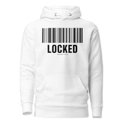 PupStyle | KinkCode LOCKED / Weiß | Hoodie Schwarz PupStyle