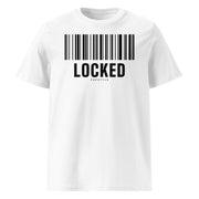 PupStyle | KinkCode LOCKED / Weiß | T-Shirt Schwarz PupStyle
