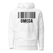 PupStyle | KinkCode OMEGA / Weiß | Hoodie Schwarz PupStyle