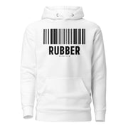 PupStyle | KinkCode RUBBER / Weiß | Hoodie Schwarz PupStyle